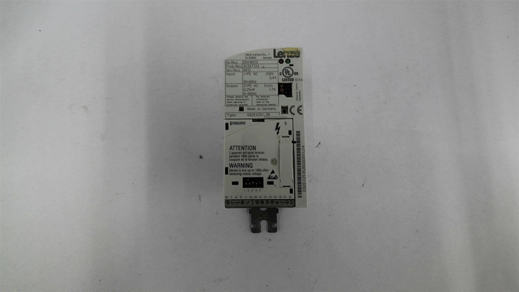 Lenze 00418313 45337724 E82EV251_2B Converter 0.25 KW 1.7 Amp