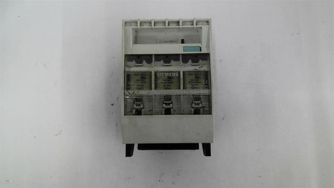 Siemens 3NP407 IEC 60947-3 Fused Isolated Fuse Holder 100A