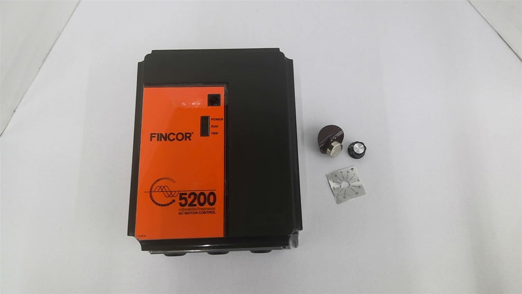 Fincor 5202P0 Adjustable Frequency AC Motor Control 230 Volts 1 HP 2.0 KVA