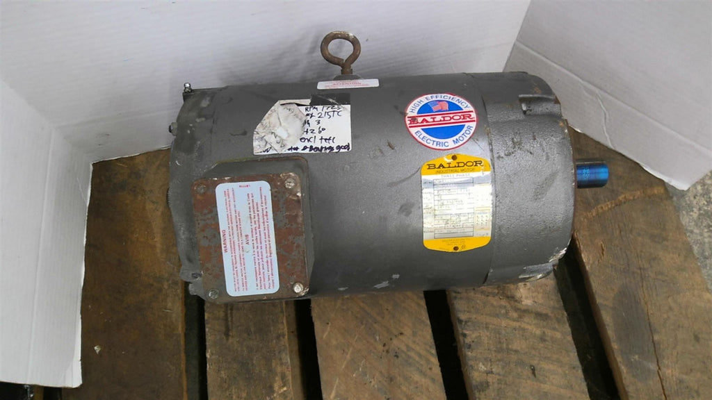 Baldor VM3714D 10hp AC Motor 1800RPM 4P 3Ph 215TC 208-230/460 60hz TE
