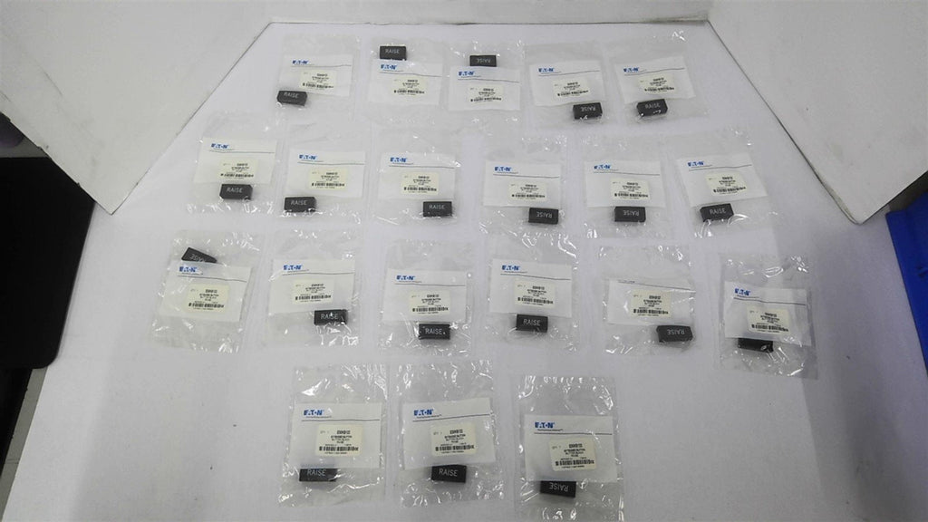 Eaton E30KB122 Extended Button Black Raise Lot Of 20