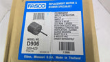 Fasco D906 1.5hp AC Motor 1200rpm 6p Single Phase 60hz