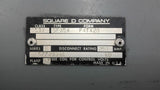 Square D SFA54 Nema Size 4 Combination Starter 600 Volts