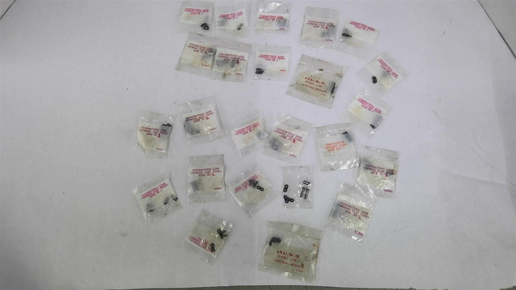 Connecting Link Spring Clip Type 25-1 Lot of 24