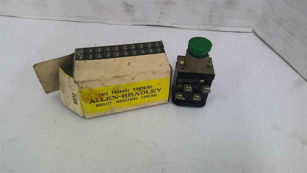 Allen Bradley 800H-AK1B Push Button Green