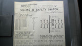 Square D HU36AWK 600V 30Amps Non Fusible Safety Switch