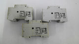 Siemens 5SX2 C4 Single Pole Circuit Breaker Lot Of 3