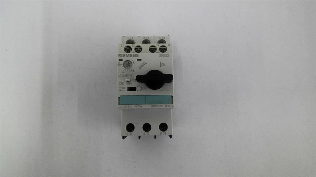 Siemens 3RV1021-1EA10 Circuit Breaker 2.8-4 Amp