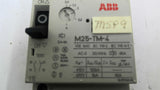 ABB M25-TM-4 Manual Motor Starter 460 Volts