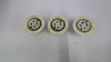 Bryant NEMA L16-20 Industrial Outlet Plug-in Lot of 3