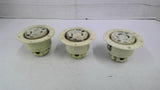 Bryant NEMA L16-20 Industrial Outlet Plug-in Lot of 3