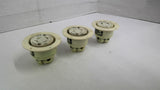 Bryant NEMA L16-20 Industrial Outlet Plug-in Lot of 3