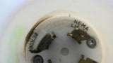 Nylon Nema L16-20 Flanged Receptacle 480 Volt 20 Amp