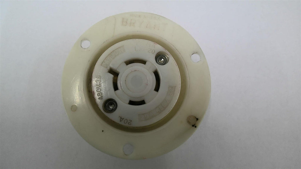 Nylon L16-20 20A 480V Flanged Plug