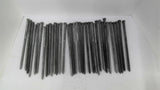 Lag Screws 3/8" x 10" Long 6" Threads 1/2" Hex Head Lot Of 34