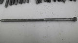 Lag Screws 3/8" x 10" Long 6" Threads 1/2" Hex Head Lot Of 34