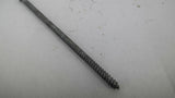 Lag Screws 3/8" x 10" Long 6" Threads 1/2" Hex Head Lot Of 34