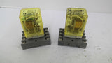 IDEC RR2P-U AC 120V 50/60Hz Relay Lot Of 2