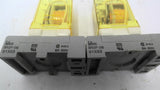 IDEC RR2P-U AC 120V 50/60Hz Relay Lot Of 2
