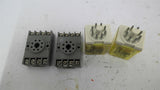 IDEC RR2P-U AC 120V 50/60Hz Relay Lot Of 2