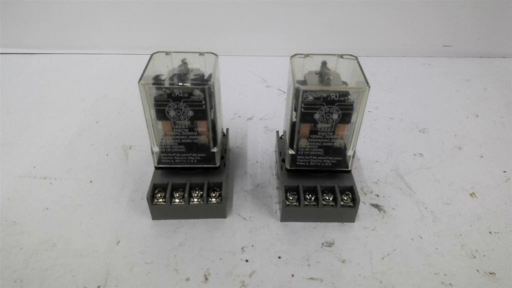 Dayton 5X827M Relay 120 Vac Lot Of 2