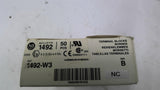 Allen Bradley 1492-W3 Terminal Blocks 50Pcs