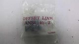 Offset Link ANSI 40-2 Roller Chain Lot Of 6