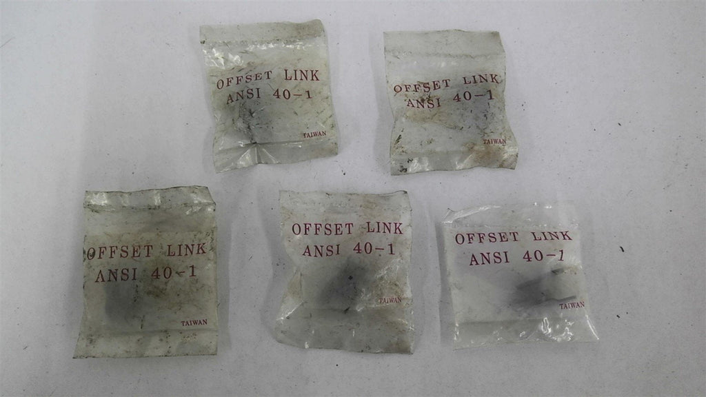 Offset Link ANSI 40-1 Roller Chain Lot Of 5