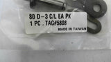 80-D-3 C/L Roller Chain Links Lot Of 5
