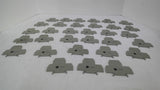 Allen-Bradley 1492-EBD6 Terminal End Barriers Lot Of 32