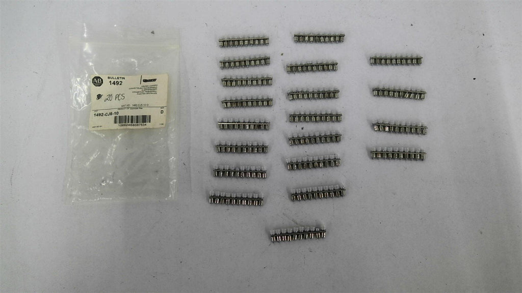 Allen-Bradley 1492-CJ5-10 Center Jumpers Lot Of 20