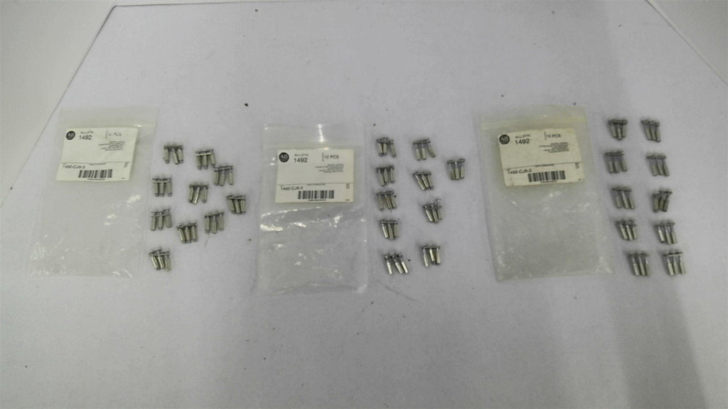 Allen-Bradley 1492-CJ6-3 Center Jumpers Lot Of 30