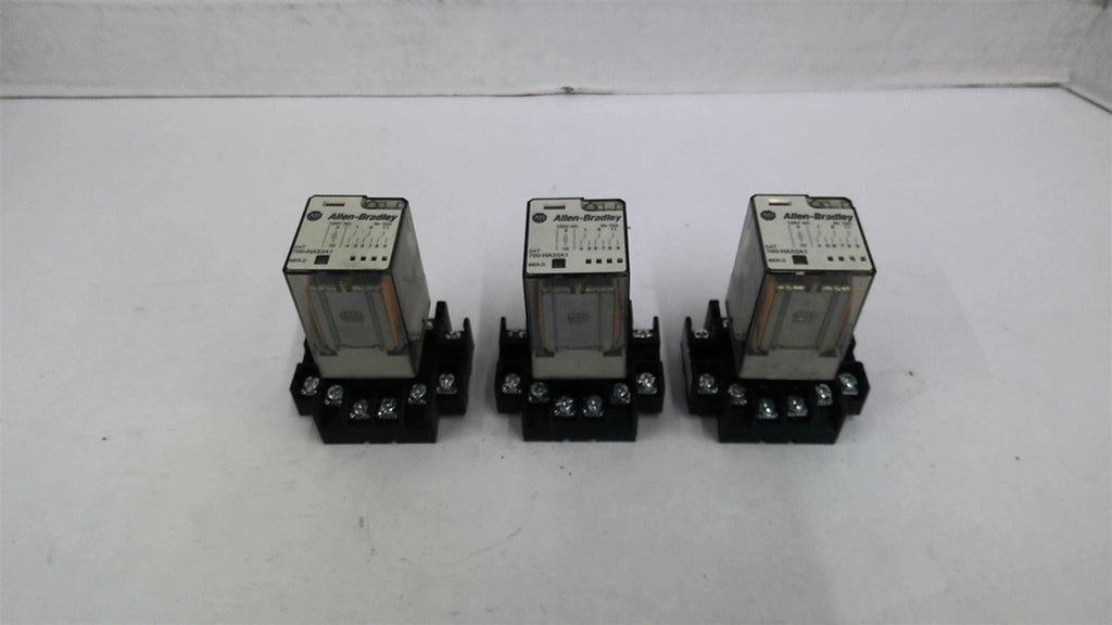 Allen-Bradley 700-HA333A1 Relay 120 Vac Lot of 3