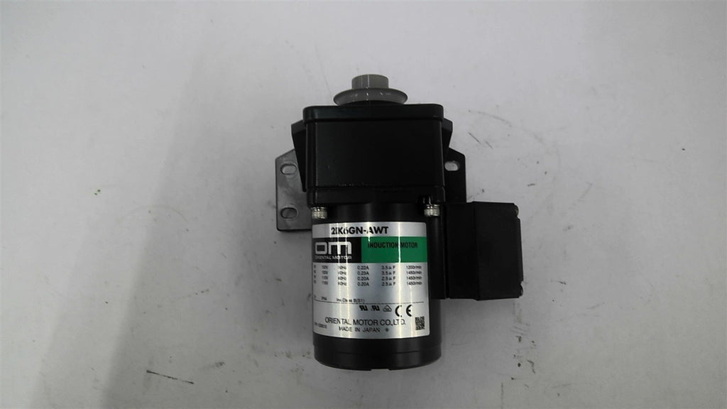 Oriental Motor 2IK6GN-AWT Induction Motor 115 Volts 0.20 Amps 1450 Rpm