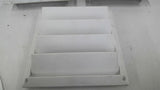 607W 7" Plastic White Air Intake Louver Vent Lot Of 6