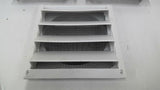607W 7" Plastic White Air Intake Louver Vent Lot Of 6