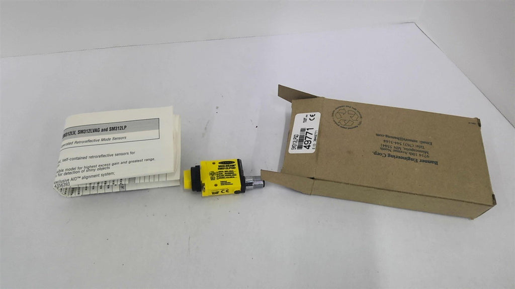 Banner SM312LPQD Photoelectric Sensor 10 to 30 Vdc