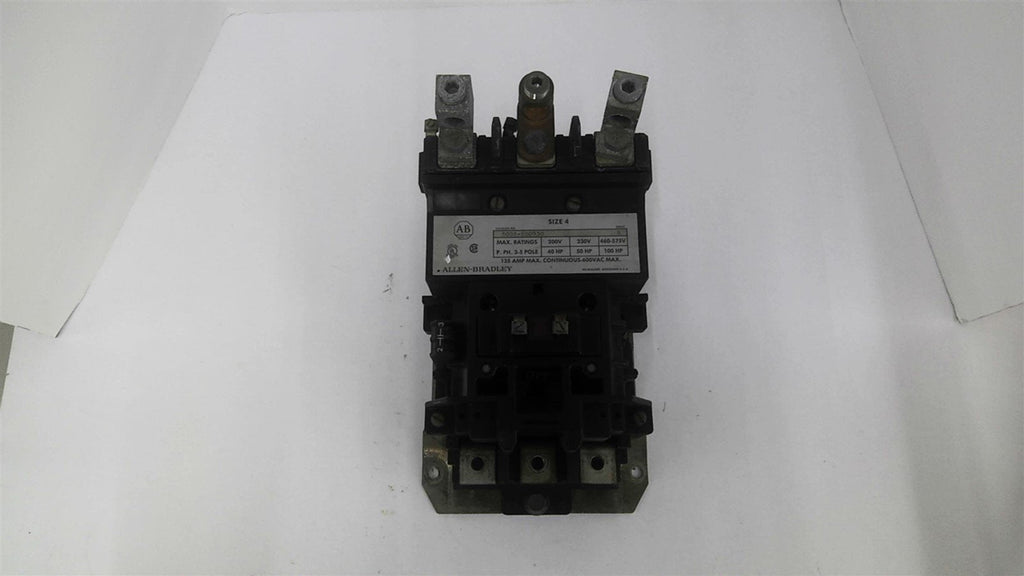 Allen-Bradley 500F-EOD390 Starter Size 4 460 Volts 100 Hp