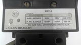 Allen-Bradley 500F-EOD390 Starter Size 4 460 Volts 100 Hp