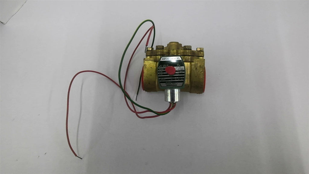 ASCO 8210G22 Solenoid Valve 1 1/2" Pipe 150 PSI 6.1 Watts