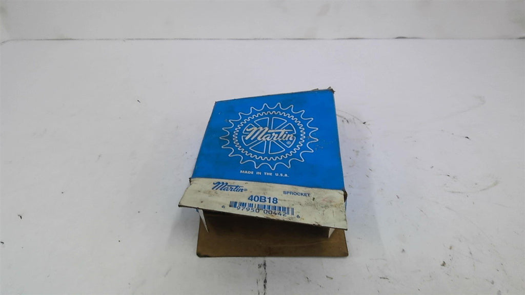 Martin 40B18 Sprocket 40 Chain 18 Teeth Blank Bore