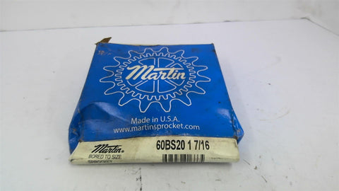 Martin 60BS20 1 7/16" Sprocket 60 Chain 20 Teeth