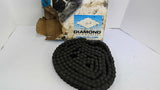 Diamond 50-2 RIV Double Strand Roller Chain 10'