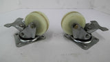 Wheel's With Base 1-1/4" x 2-3/4" Lot Of 2