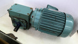 TECO FD236010001 Gear Motor 1 1/2 HP 230/460 Volts 1800 Rpm 10:1 Ratio