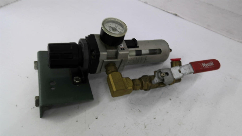 SMC NAW3000-N03BG-X64 Filter Regulator with Nycoil Valve