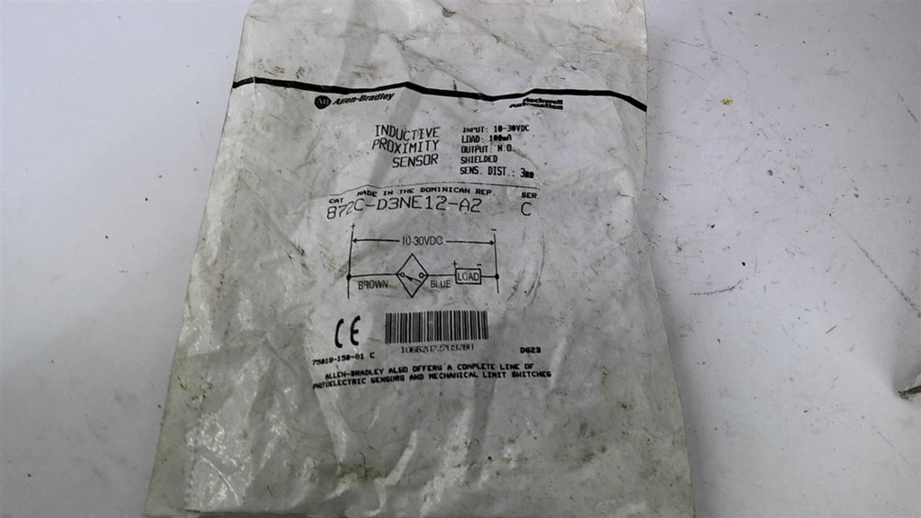 Allen Bradley 872C-D3NE12-A2 Inductive Proximity Sensor