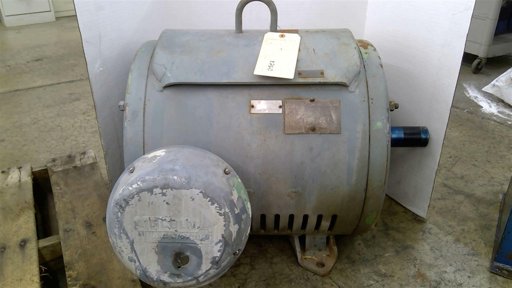 Lincoln SM1180 100Hp AC Motor 1800Rpm 4P 3Ph 404TS 230/460V 60Hz