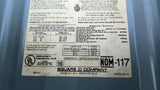Square D H361 30 Amp Single Throw Fusible Safety Switch Type 1