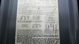 Square D H36IAWK 30 Amp Fusible Safety Switch 600 Volts 3R Enclosure